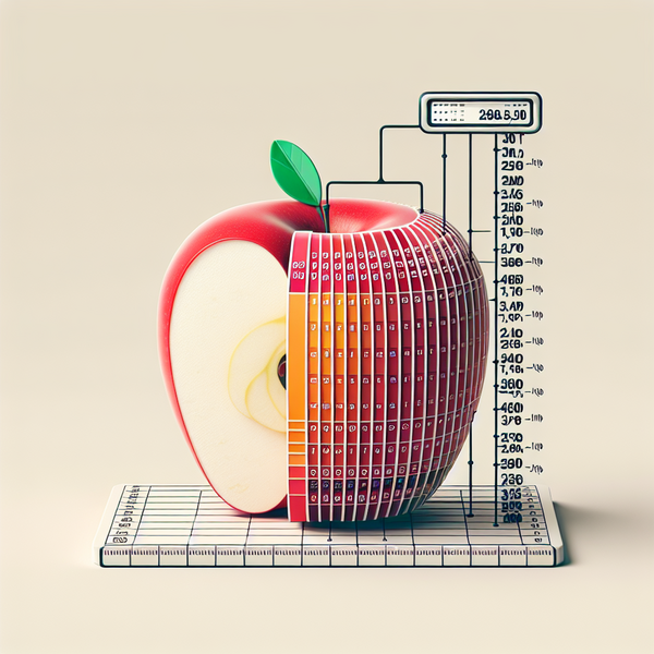 Wie viele Kalorien sind in einem Apfel?