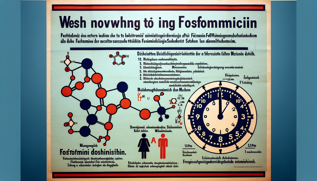 Fosfomycin: wie lange nicht auf Toilette?