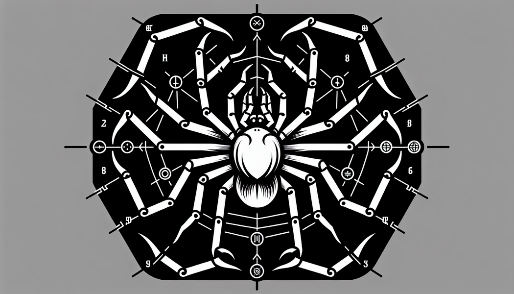 Wie viele Beine hat eine Spinne?