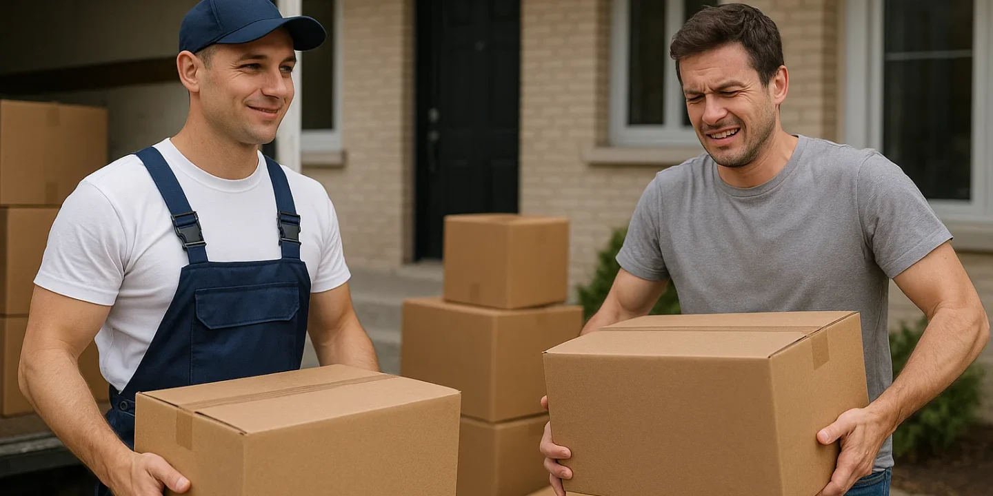 Umzugsfirma vs. Hobbyhelfer